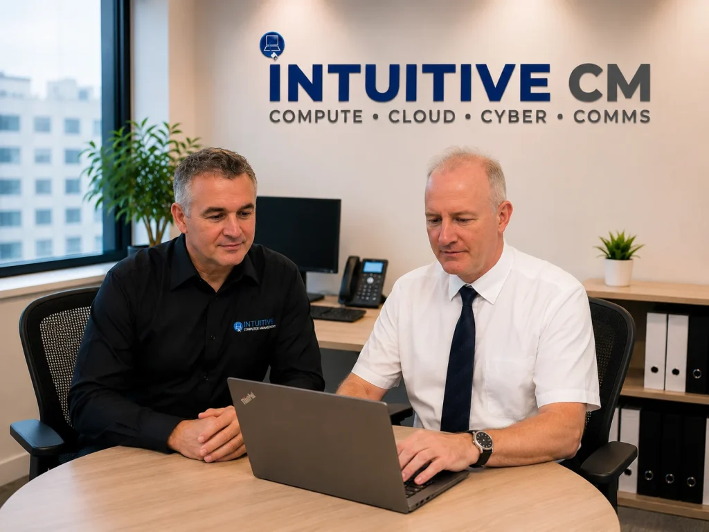 Phil Gwinnell and Martyn Lee of Intuitive Computer Management